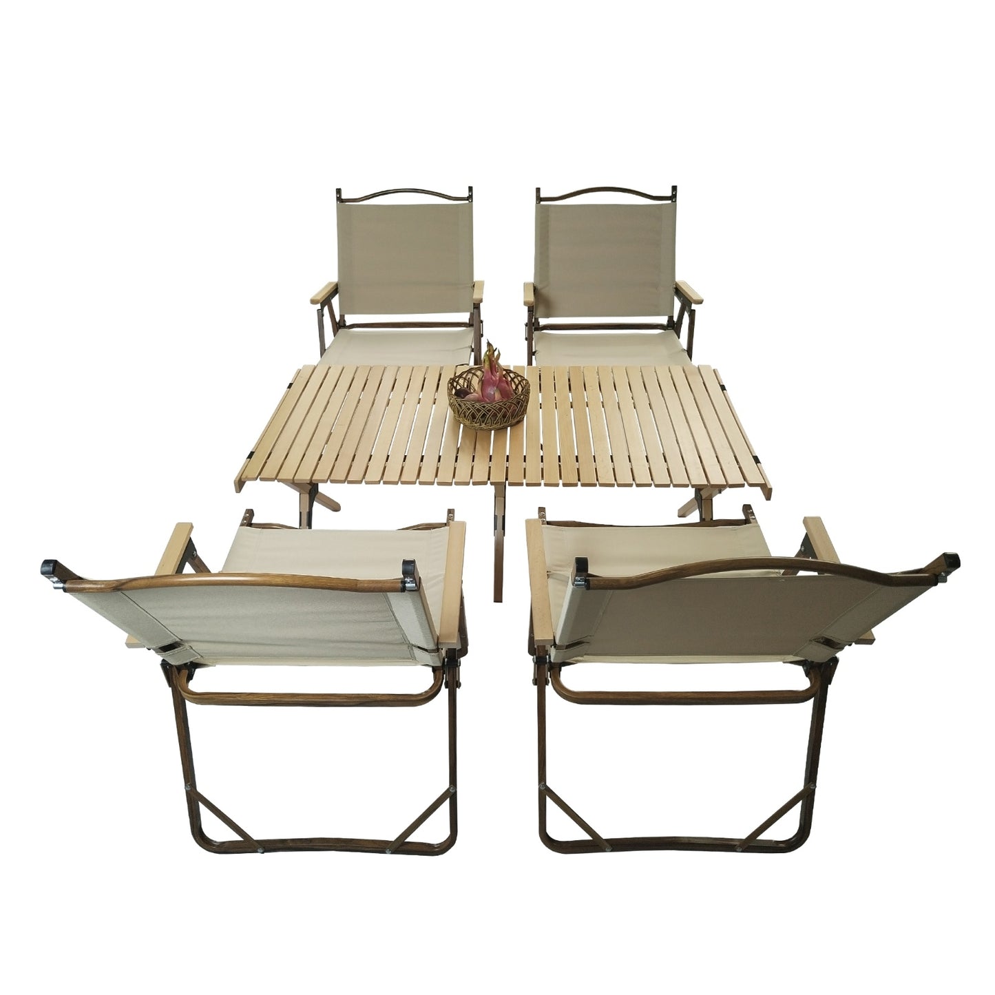 Multi FunctionFoldable DiningSet1 Table 4 Chairs Indoor Outdoor Use