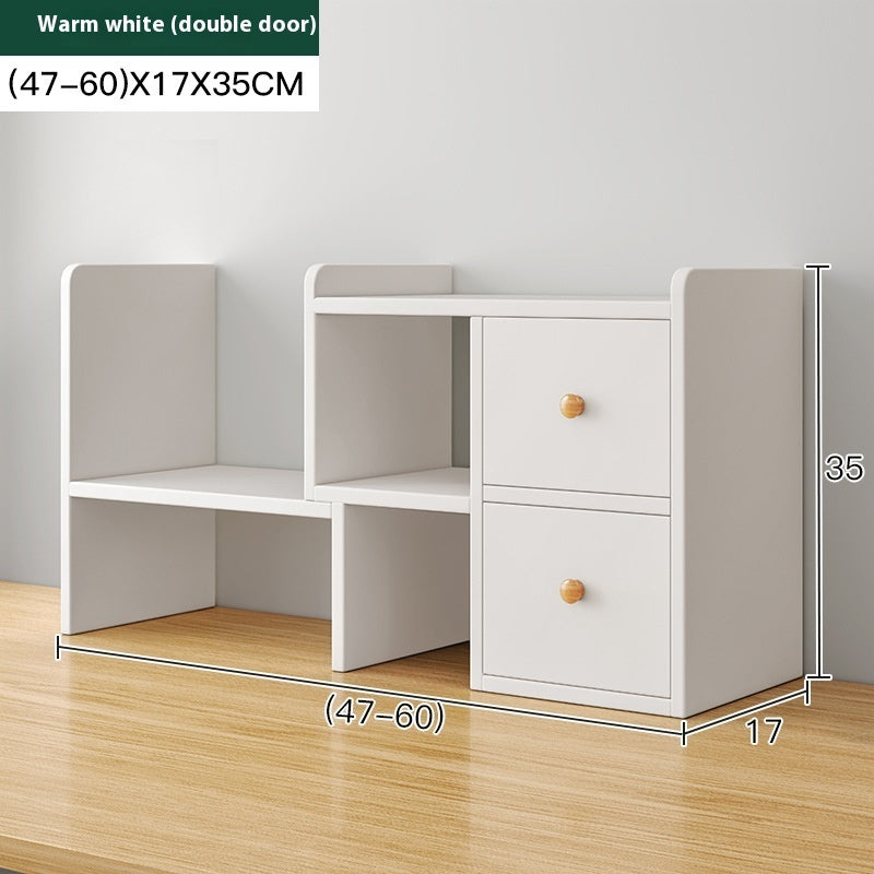 Desktop Bookshelf Storage Rack Desk Storage