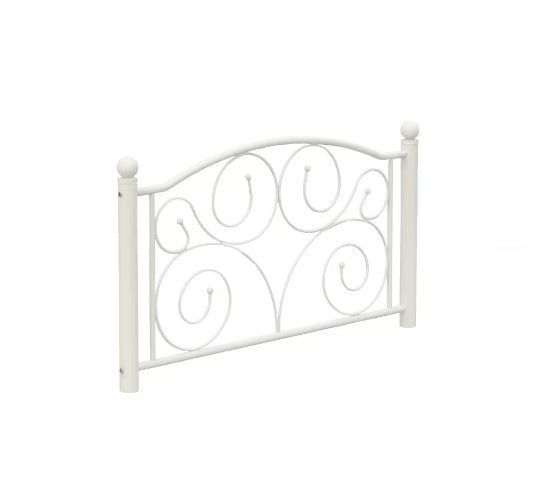 Twin Size Unique Flower Sturdy System Metal Bed Frame With Headboard And Footboard
