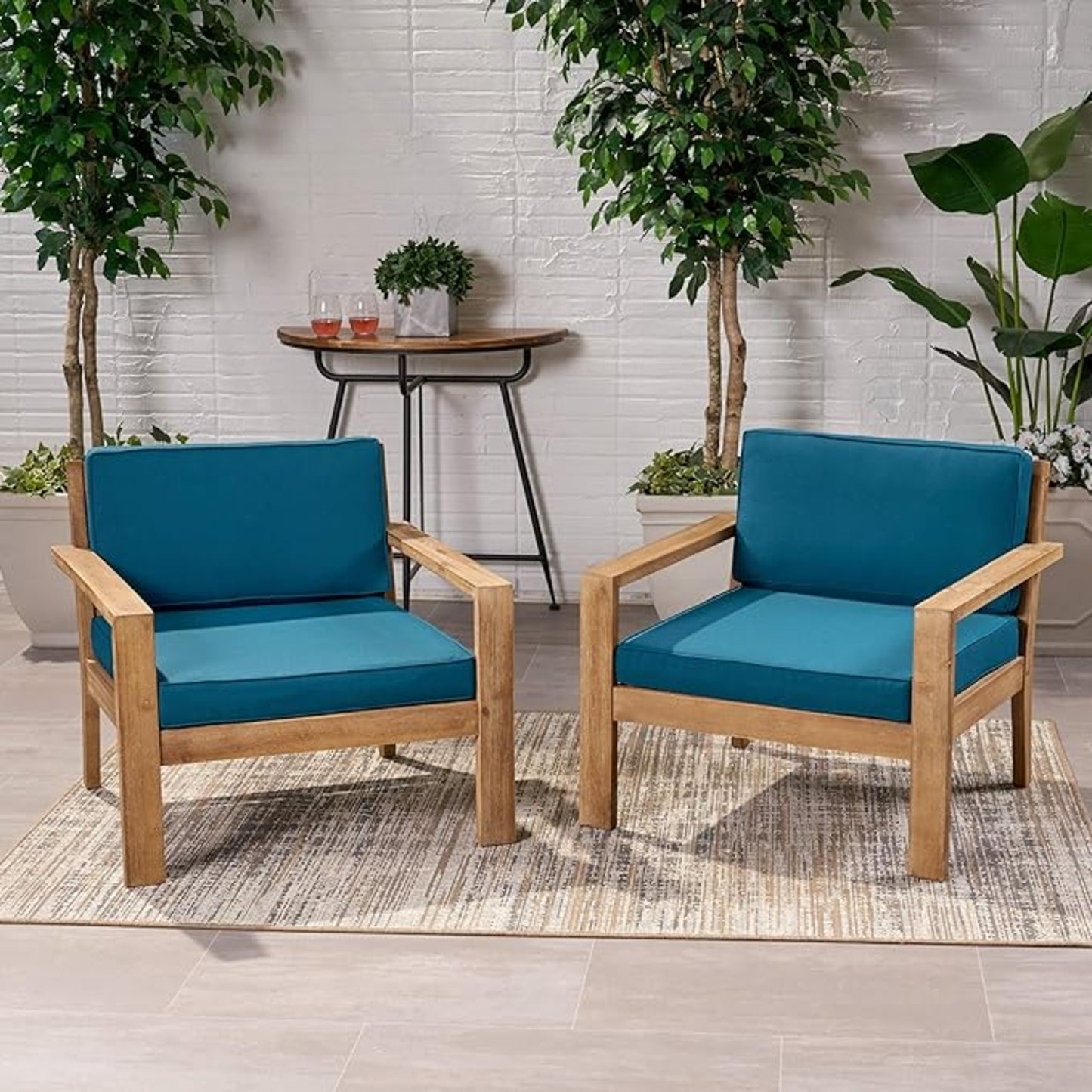 SANTA ANA CLUB CHAIR With CushionsSet Of 2