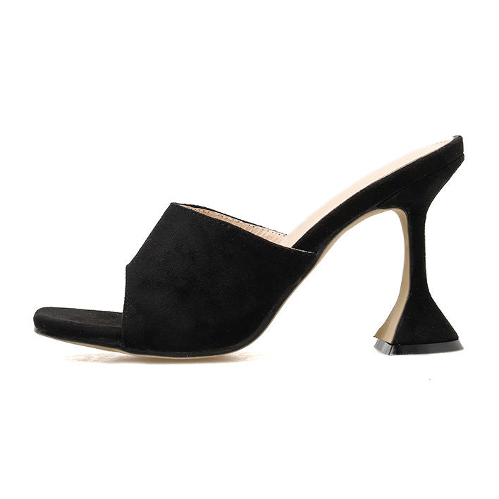 Women High Heel Slippers Ladies Sandals