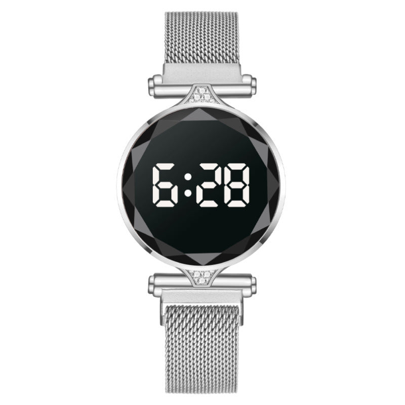 Led White Light Magnetic Electronic Watch