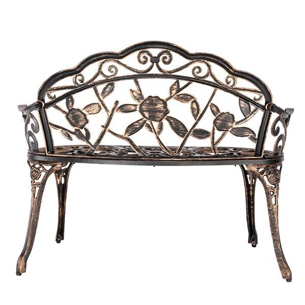 Cast Aluminum Outdoor Courtyard Decoration Park Leisure Rose Chair