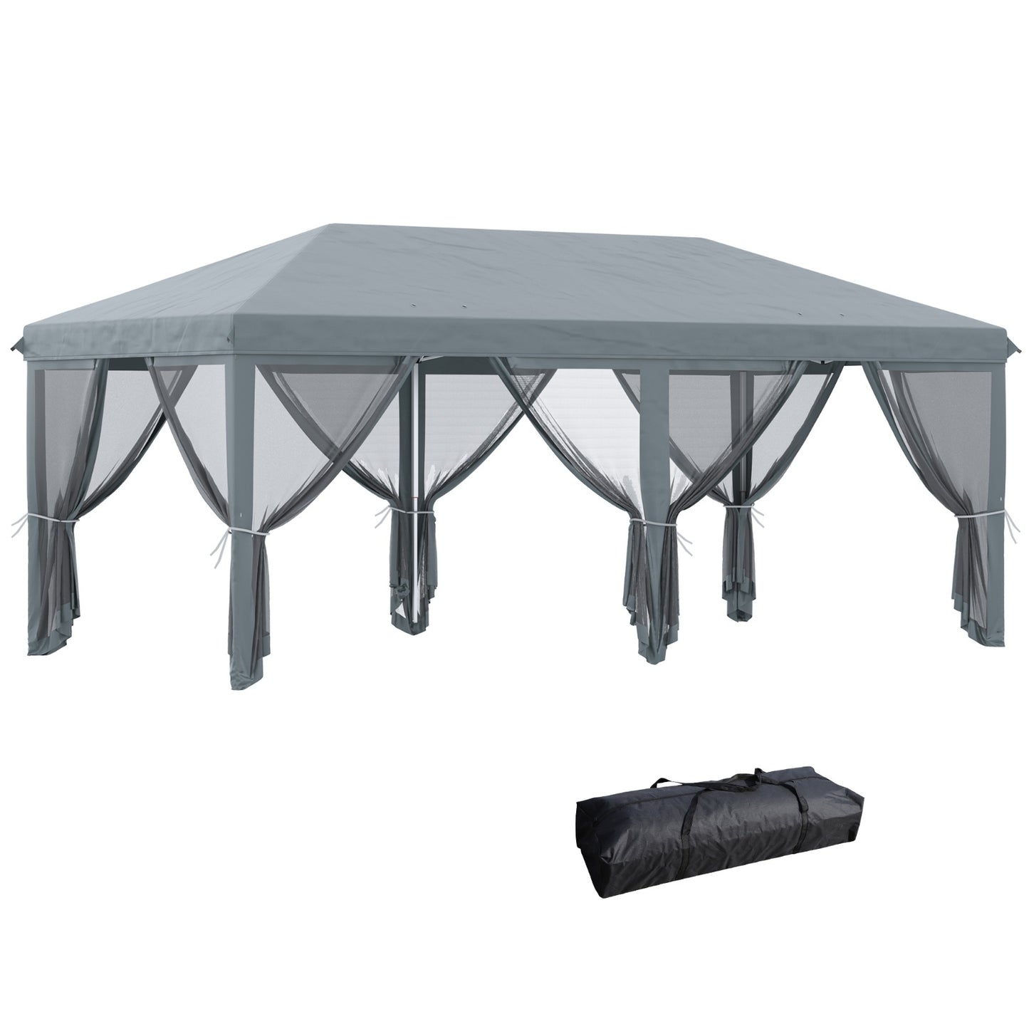 Large Pop-up Canopy Tent With Mesh