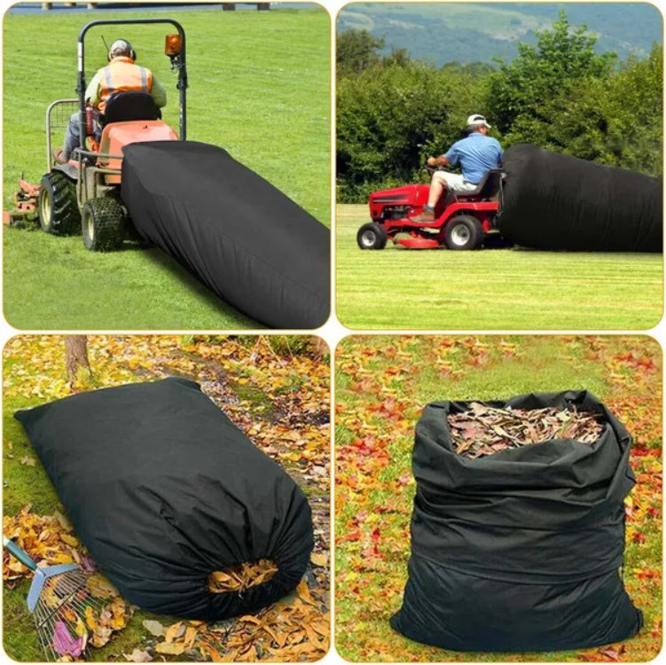 Lawn Tractor Leaf Bag 54 Cubic Feet Standard Garden Waste  Bag W  112in Opening For Fast   Easy Leaf  Riding Lawn Mower Rubbish Bag Outdoor