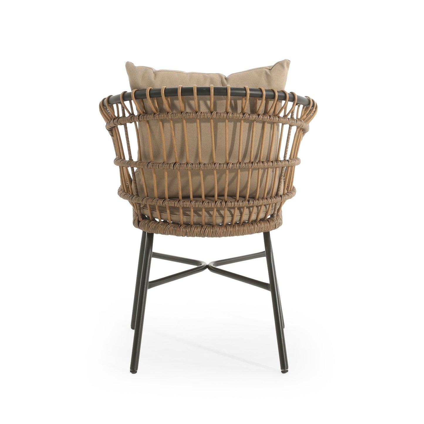 Outdoor Patio Chair With Cushions Set Of 2