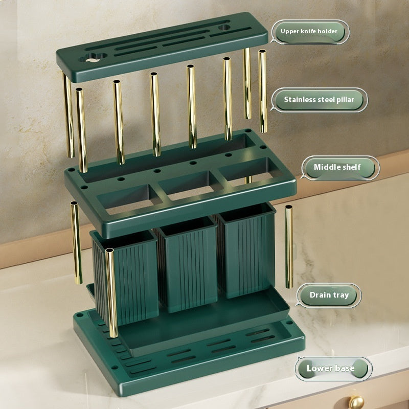 Multifunctional Kitchen Storage Rack Knife And Fork Storage Rack