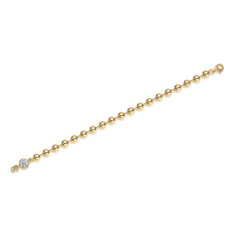 Luxury Fashion Mossan Diamond S925 Silver Bracelet Comparable To Natural Diamonds