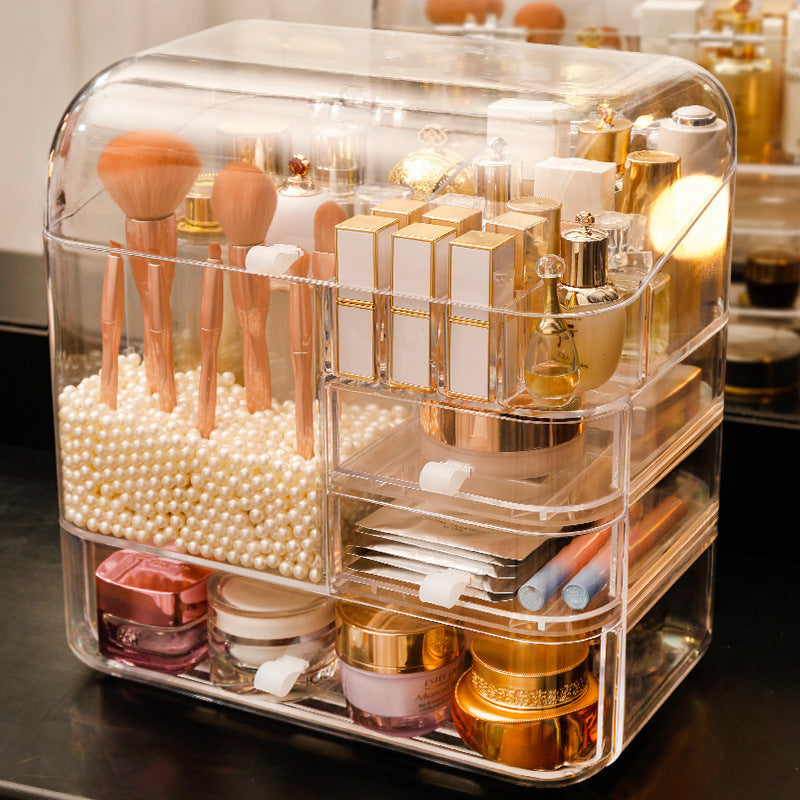 Storage Box Desktop Acrylic Dustproof Storage Rack