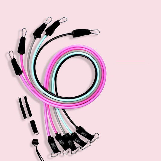 Indoor Sports Exercise Tension Rope 11-piece Set