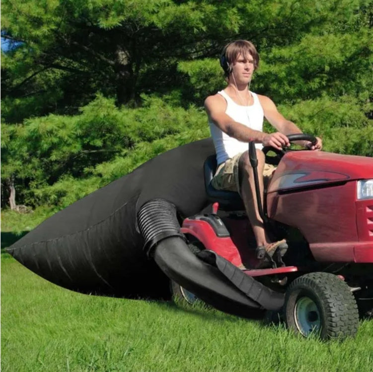 Lawn Tractor Leaf Bag 54 Cubic Feet Standard Garden Waste  Bag W  112in Opening For Fast   Easy Leaf  Riding Lawn Mower Rubbish Bag Outdoor