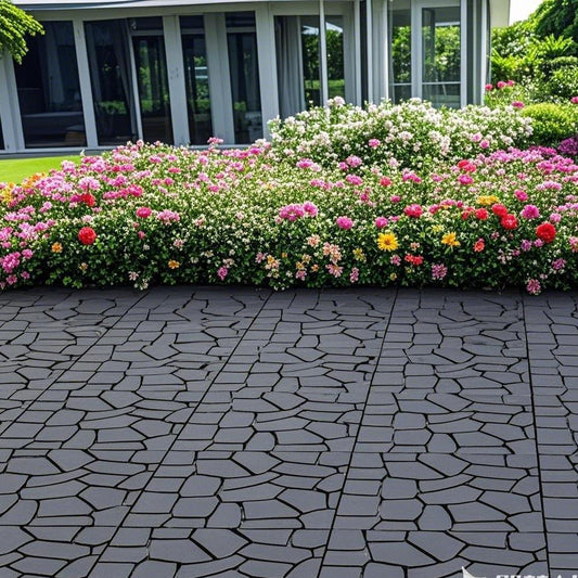 Waterproof, Wear-resistant, DIY Assembly, Garden, Courtyard, Balcony,plastic Flooring