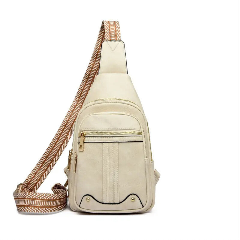 Sling Bag Crossbody Bags For Women, Fanny Packs For Women Chest Bag For Work Shopping Pack Crossbody Purse , Brown, Small, Sling Bag