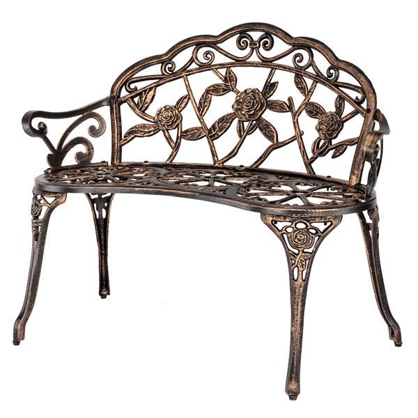 Cast Aluminum Outdoor Courtyard Decoration Park Leisure Rose Chair
