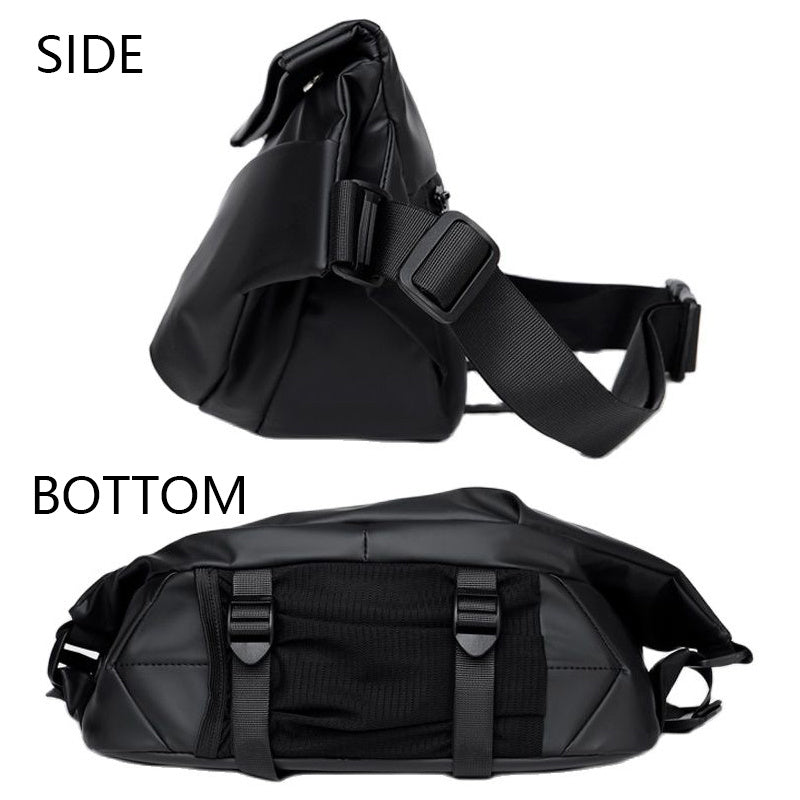 Men's Functional Camera Crossbody Bag Waterproof Ipad Multifunctional Chest Bag Men's Personal Shoulder Bag Stand Messenger Bags,Random Letters, Or Possibly None