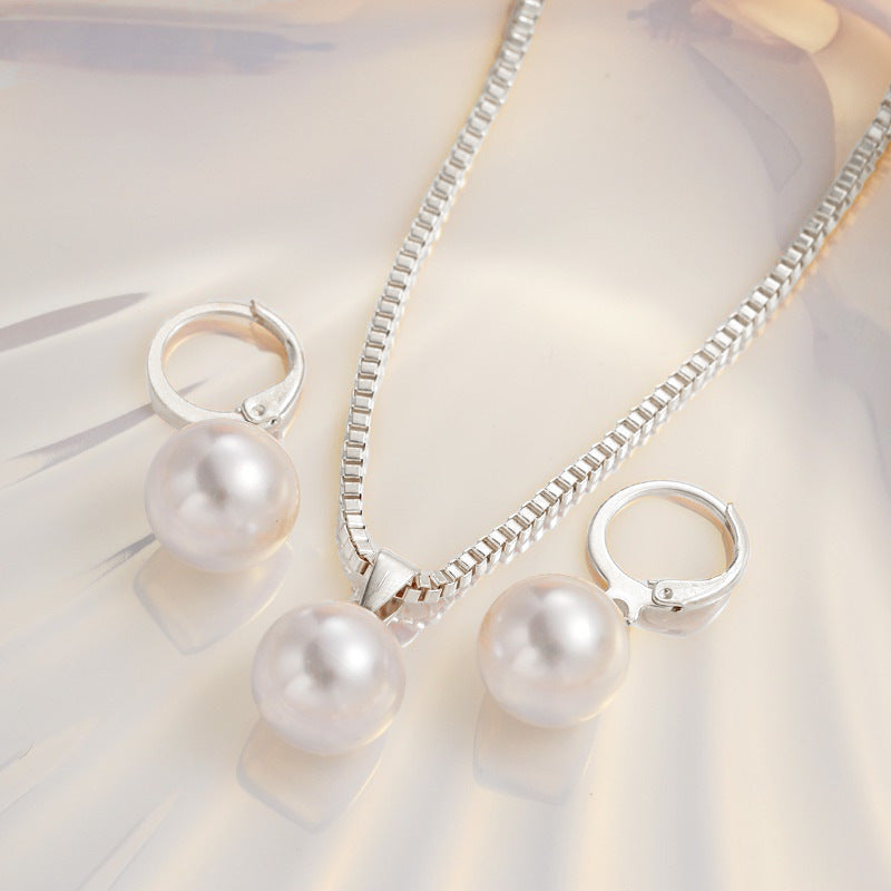 Earrings Women's High-grade Earrings Jewelry Suit