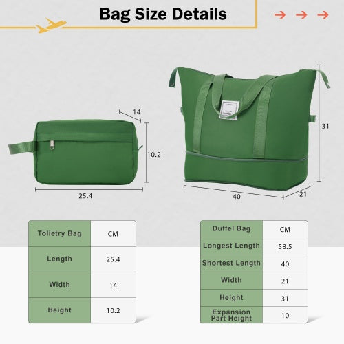 2 Piece Luggage Set With Bags Expanable Spinner Wheels ABS Lightweight Suitcase With TSA Lock 20inch And 28inch