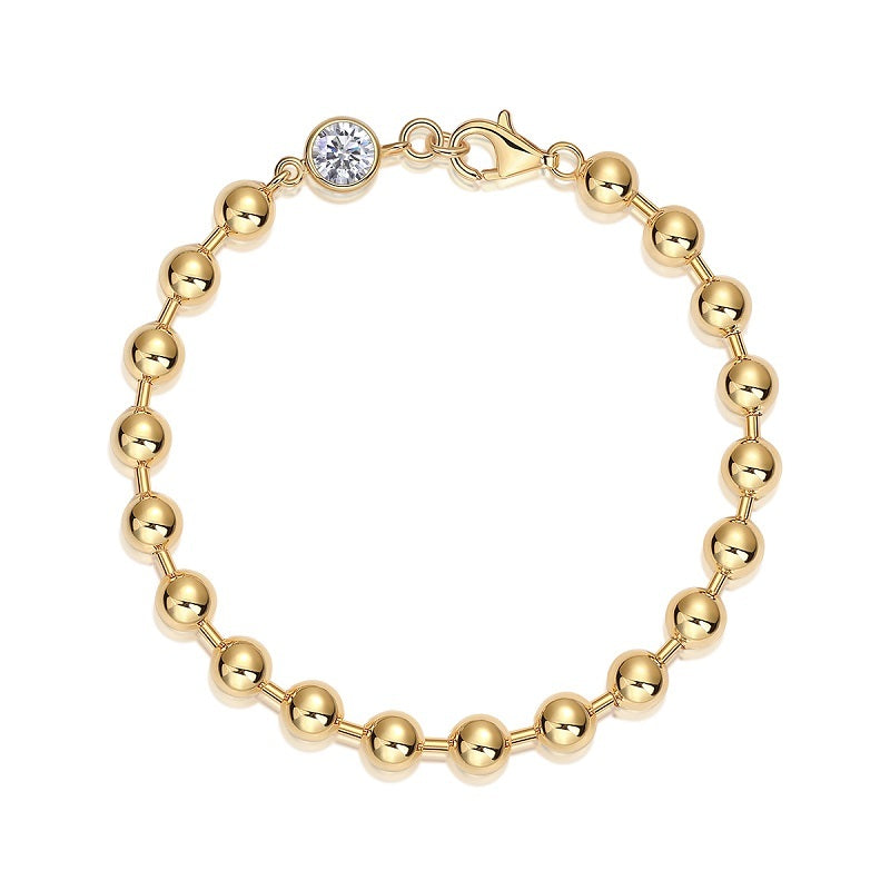 Luxury Fashion Mossan Diamond S925 Silver Bracelet Comparable To Natural Diamonds