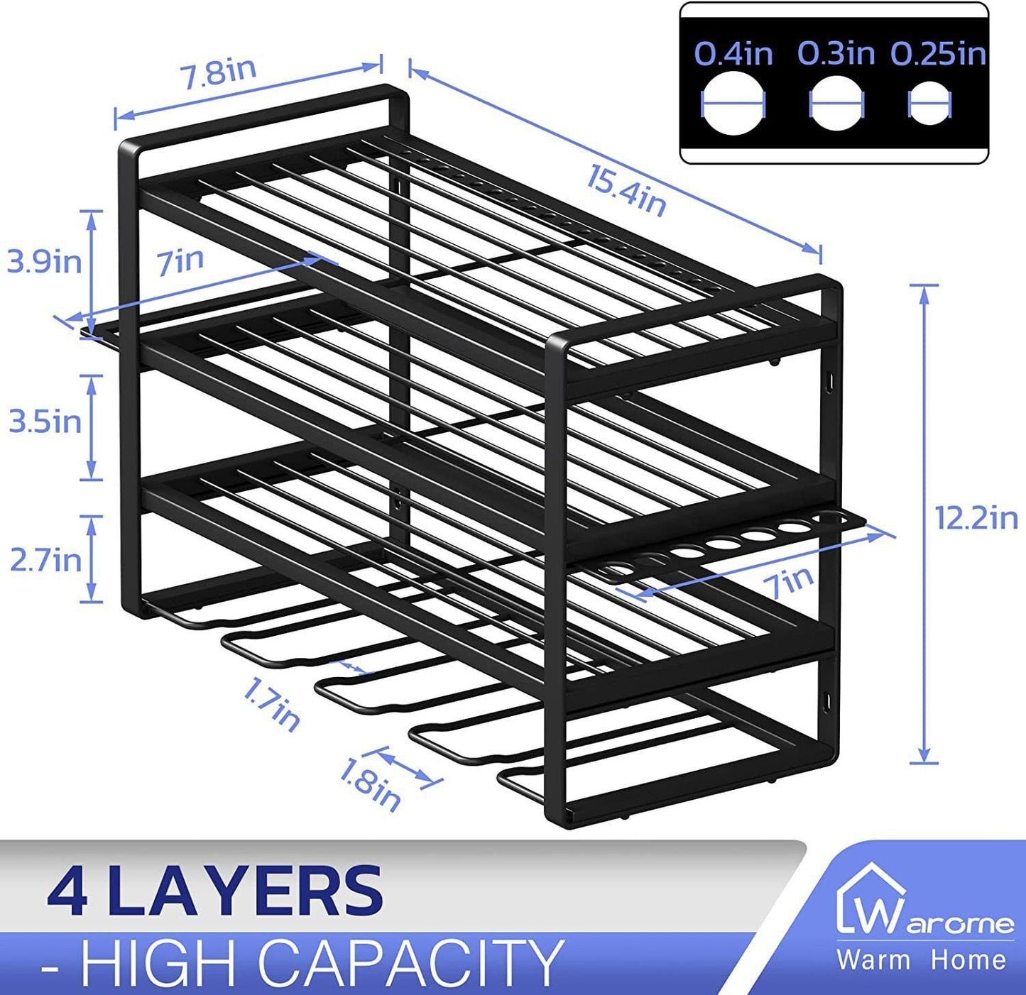 Garage Tool Storage Rack Storage Rack Screwdriver Power Tools Storage Rack